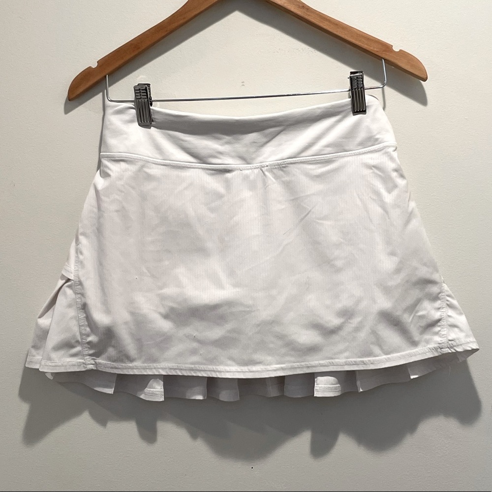 Lululemon White Tennis Skirt